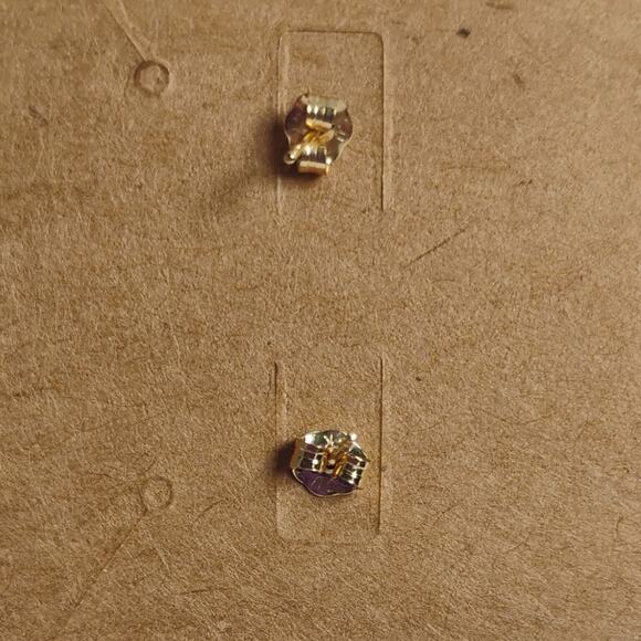 14kt Gold Pearl Dangle Earrings - Picture 6 of 7